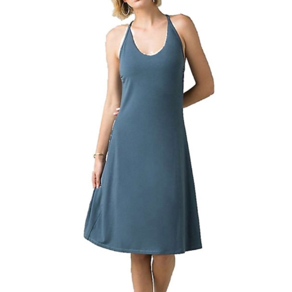Prana (Size M) Nickel Blue Opal Athleisure Casual Dress